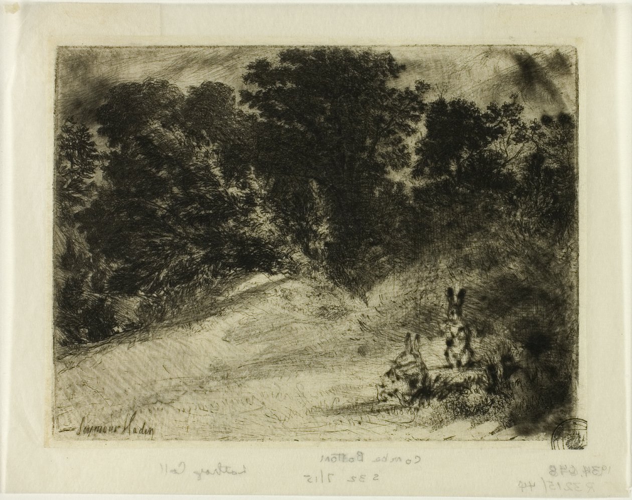 Combe Bottom by Francis Seymour Haden