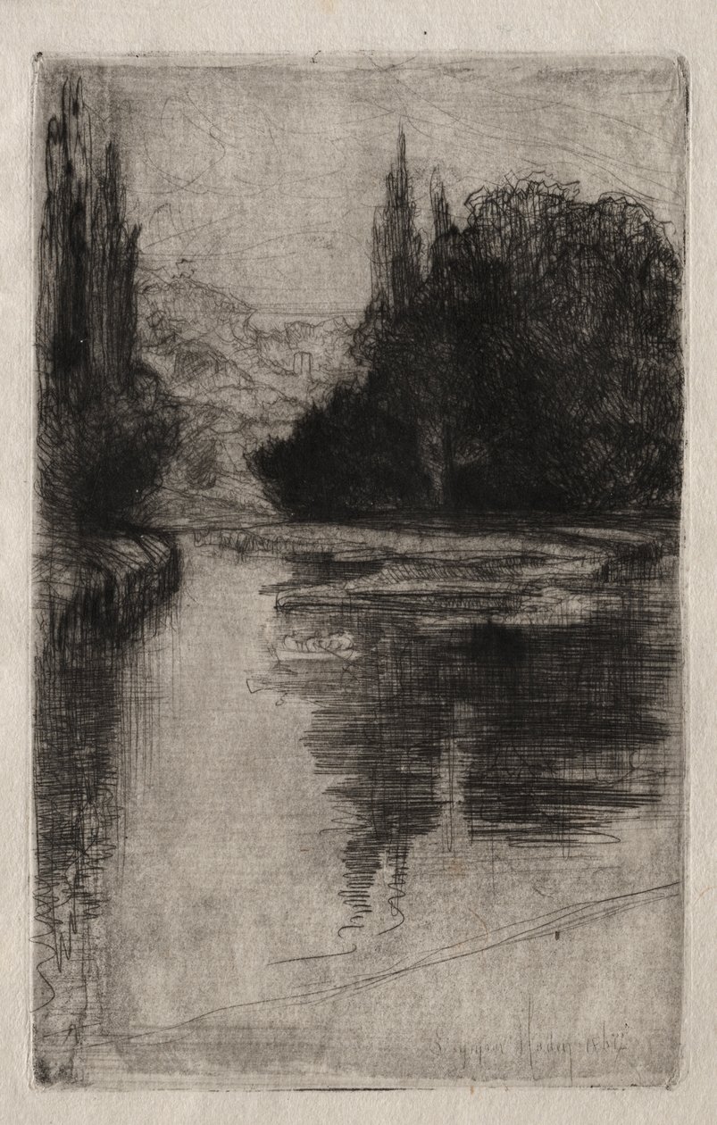 Evening by Francis Seymour Haden