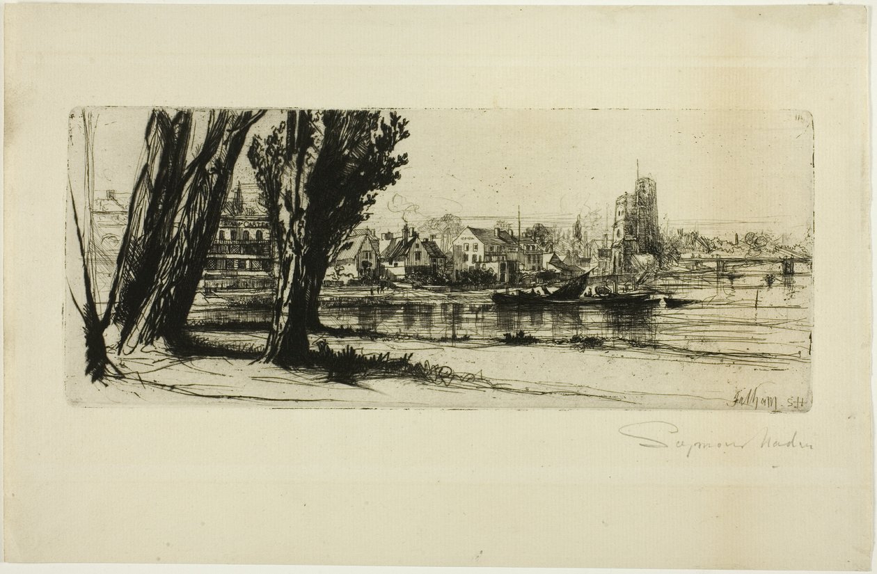 Fulham by Francis Seymour Haden