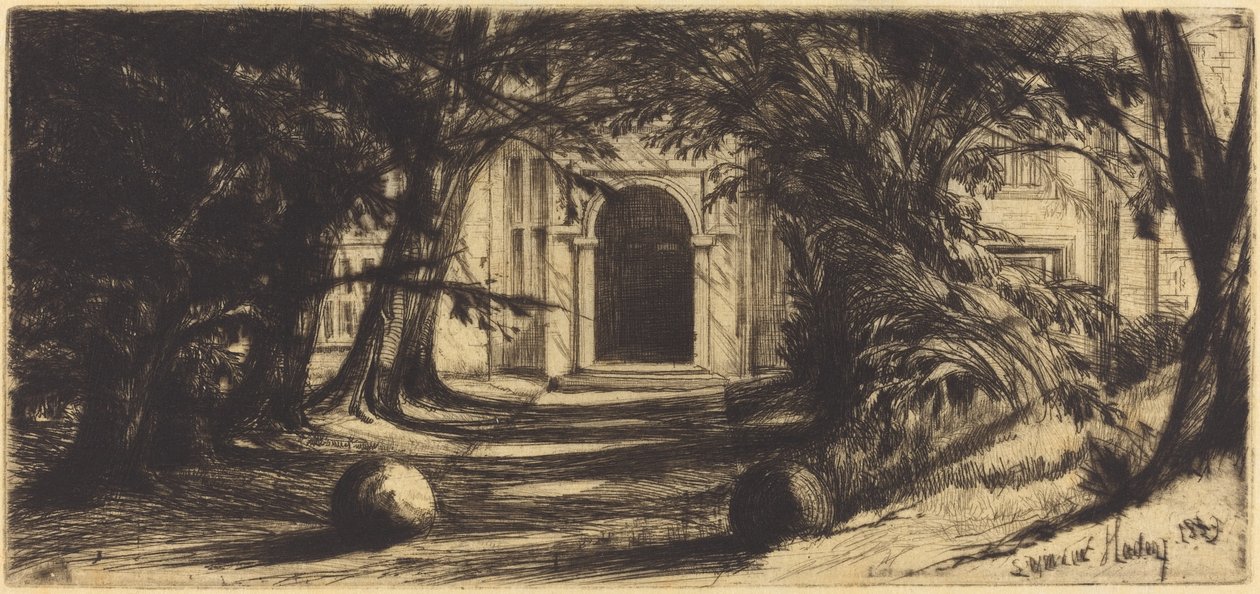 Mytton Hall (Lancashire) by Francis Seymour Haden