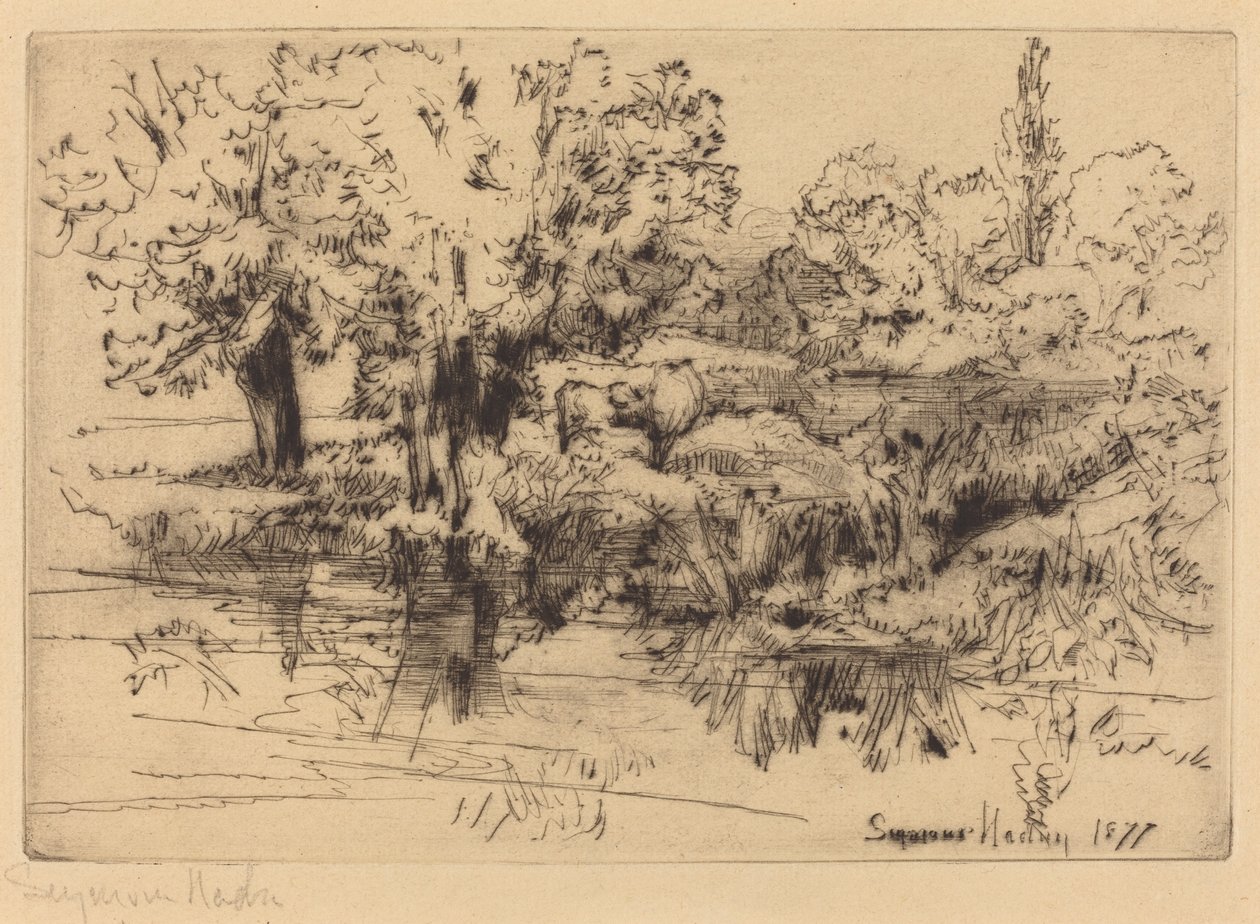 The Three Cows by Francis Seymour Haden
