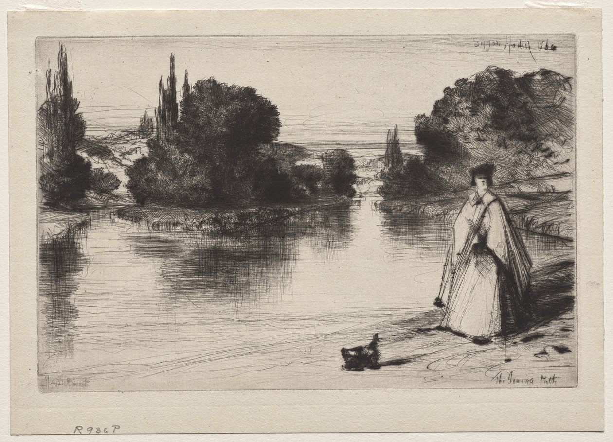The Towing Path by Francis Seymour Haden