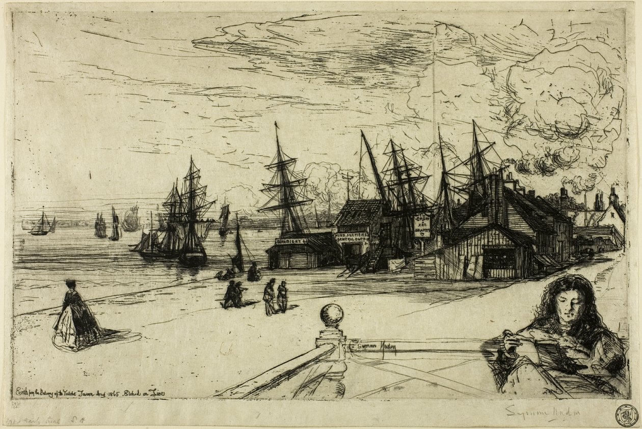 Yacht Tavern, Erith by Francis Seymour Haden