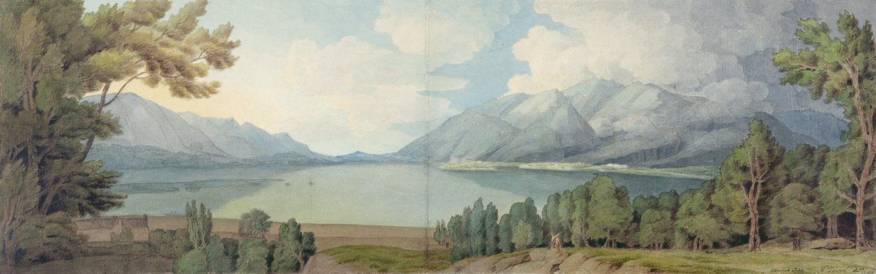 Derwentwater from the South by Francis Towne