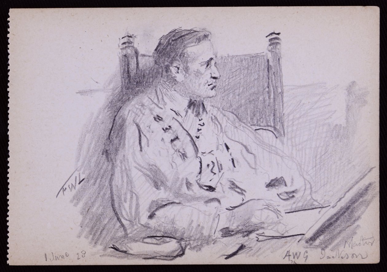 Portrait of Ernest Jackson by Francis Wilfred Lawson