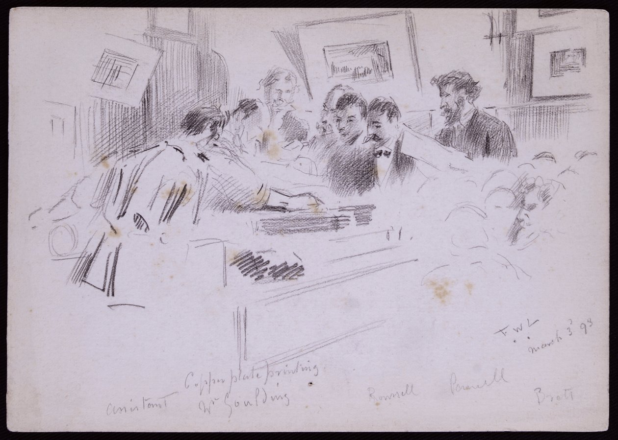 Portrait of F. Demonstration Goulding by Francis Wilfred Lawson
