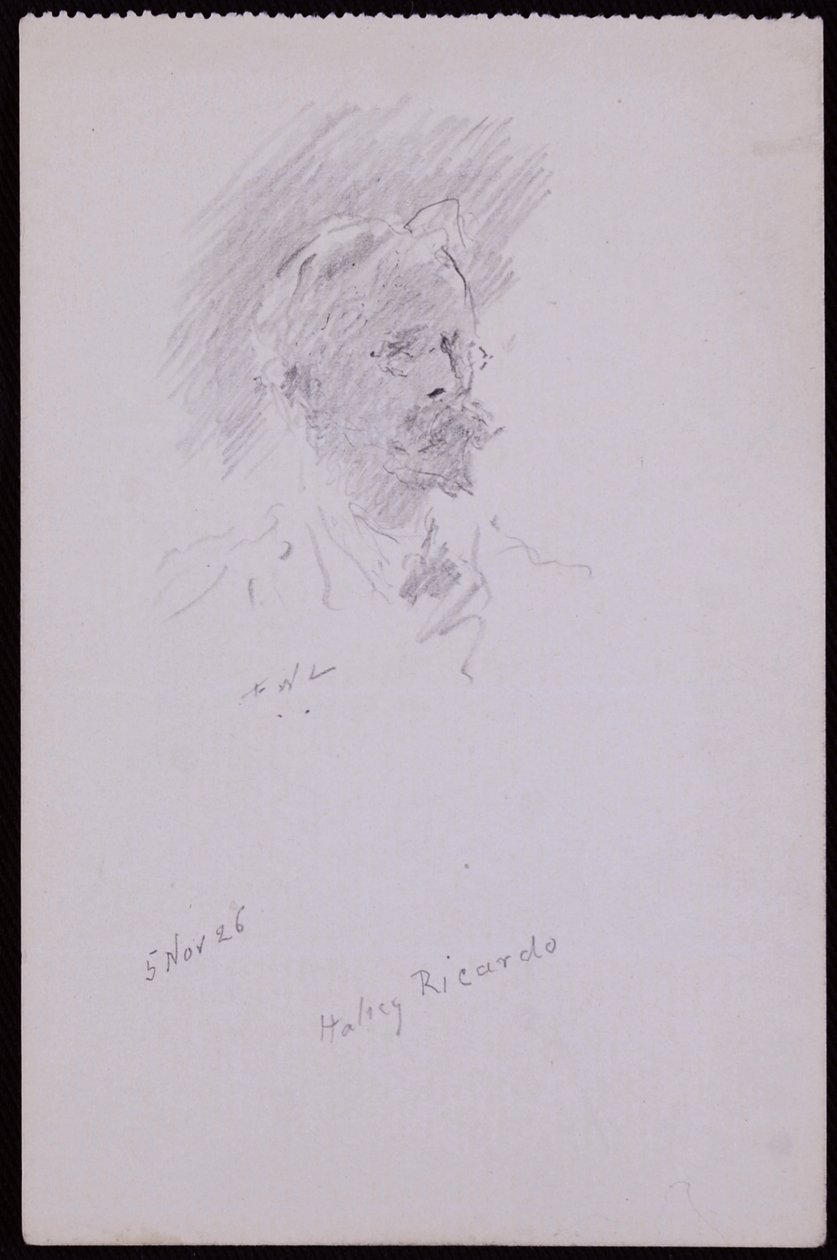 Portrait of Halsey Ricardo by Francis Wilfred Lawson