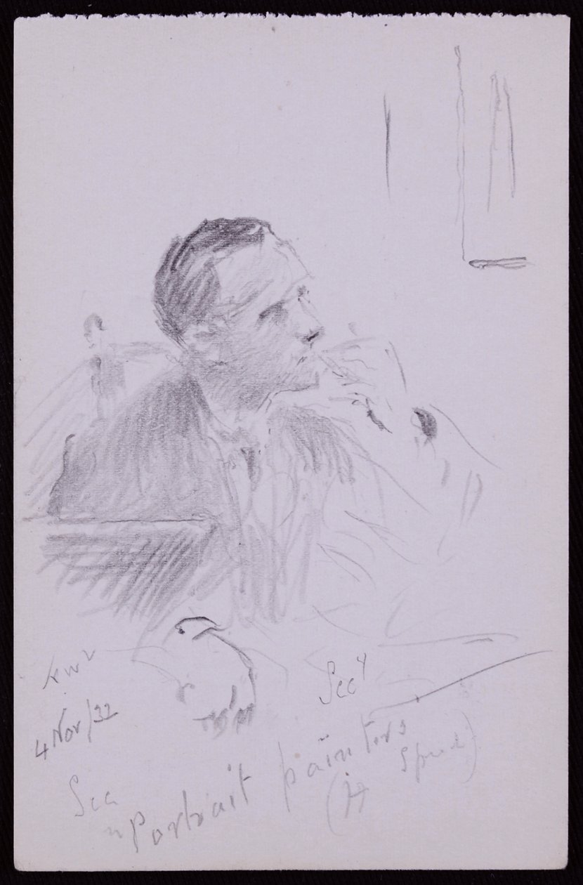 Portrait of Harold Speed by Francis Wilfred Lawson