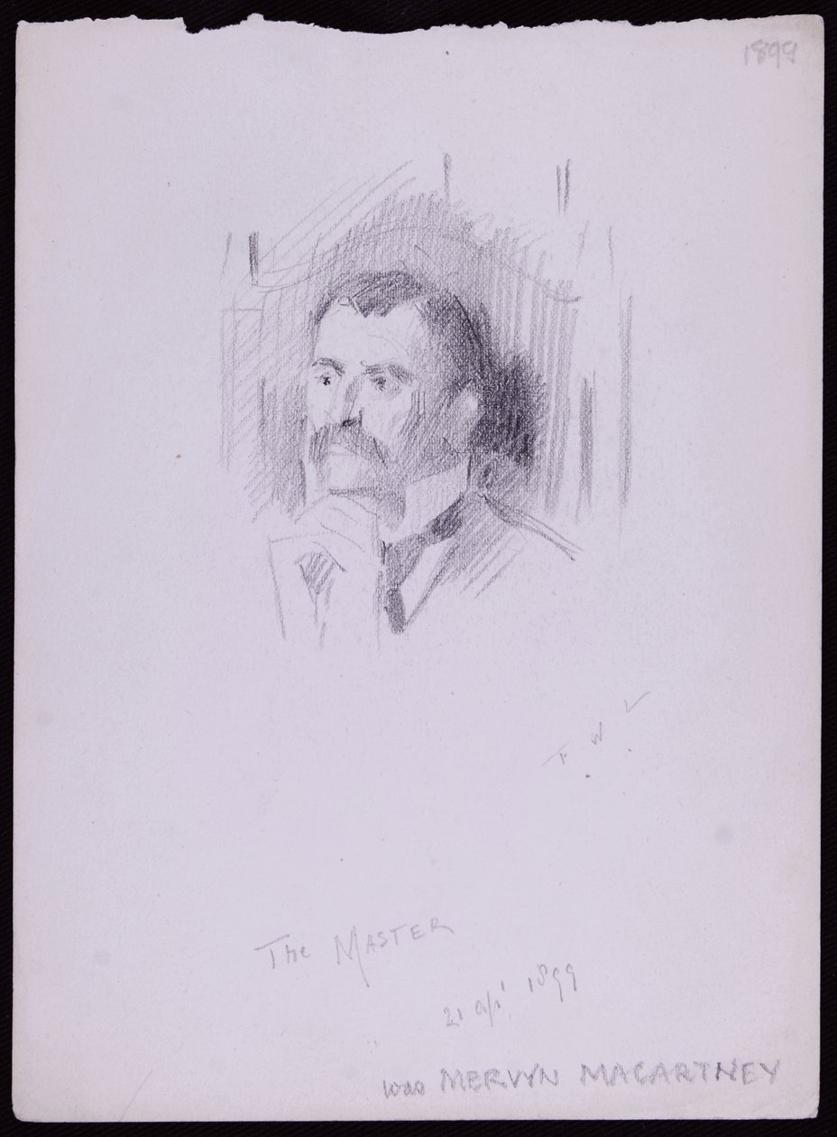 Portrait of Mervyn Macartney by Francis Wilfred Lawson