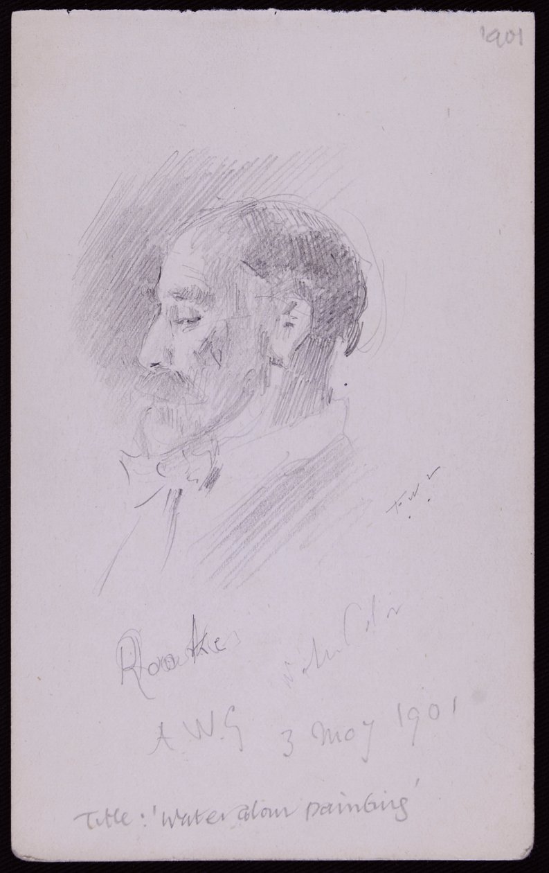 Portrait of TM Rooke by Francis Wilfred Lawson
