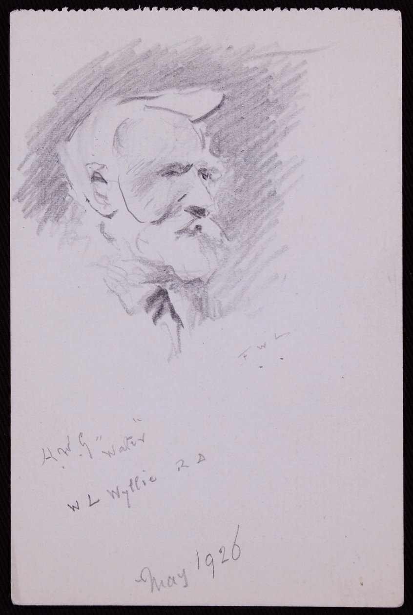 Portrait of WL Wyllie by Francis Wilfred Lawson