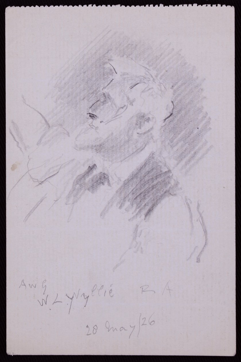 Portrait of WL Wyllie by Francis Wilfred Lawson