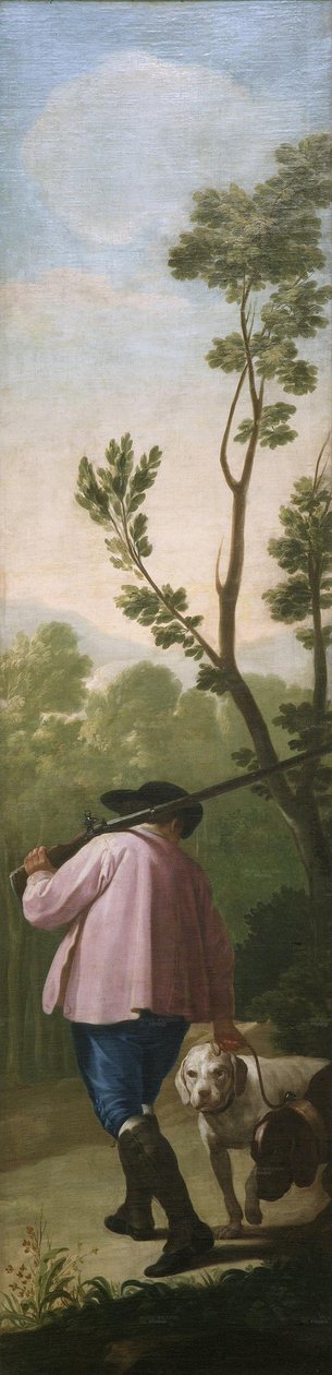 The Hunter with His Dogs by Francisco de Goya