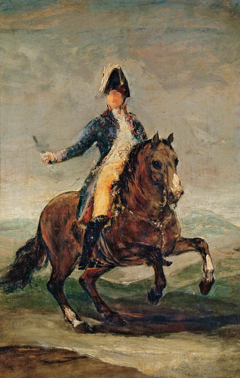 Equestrian Portrait of Ferdinand VII King of Spain by Francisco de Goya