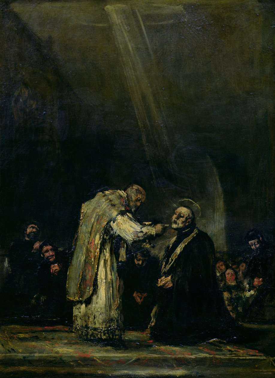 The Last Communion of St. Joseph Calasanz (1556-1648) by Francisco de Goya