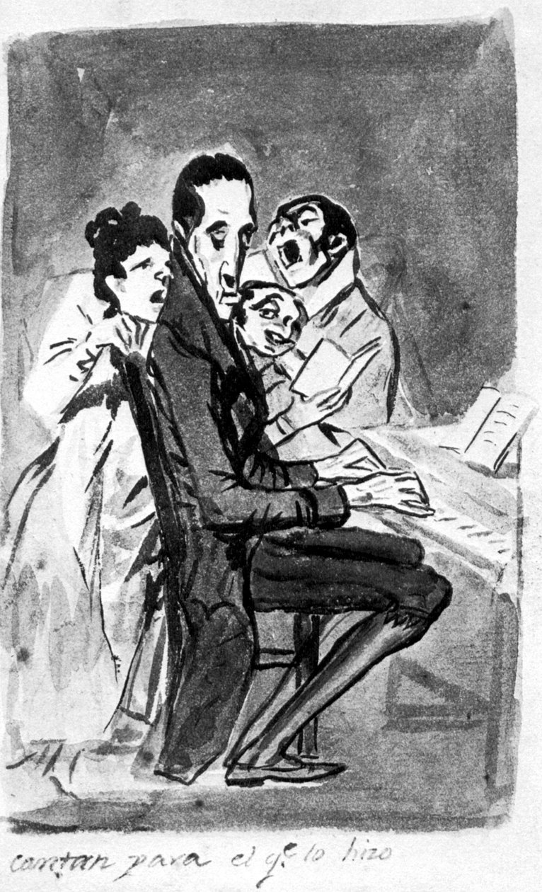 They Sing for the Composer by Francisco de Goya