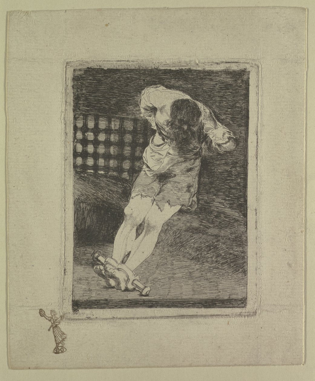 The safety of a defendant does not require torment, c.1810-20 by Francisco de Goya
