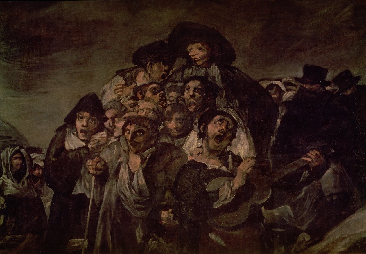 Pilgrimage to the Pool of San Isidro (detail) by Francisco de Goya