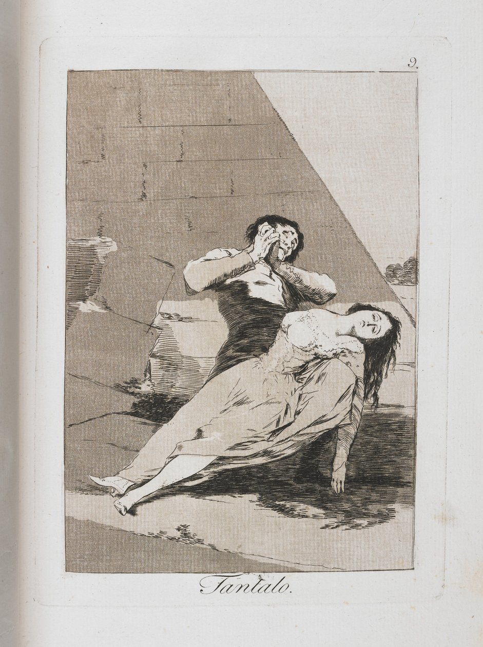 Plate from Los Caprichos by Francisco de Goya