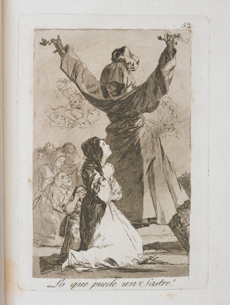 Plate from Los Caprichos by Francisco de Goya