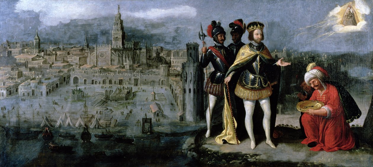 Capture of Seville by Ferdinand III, c.1625-35 by Francisco Pacheco