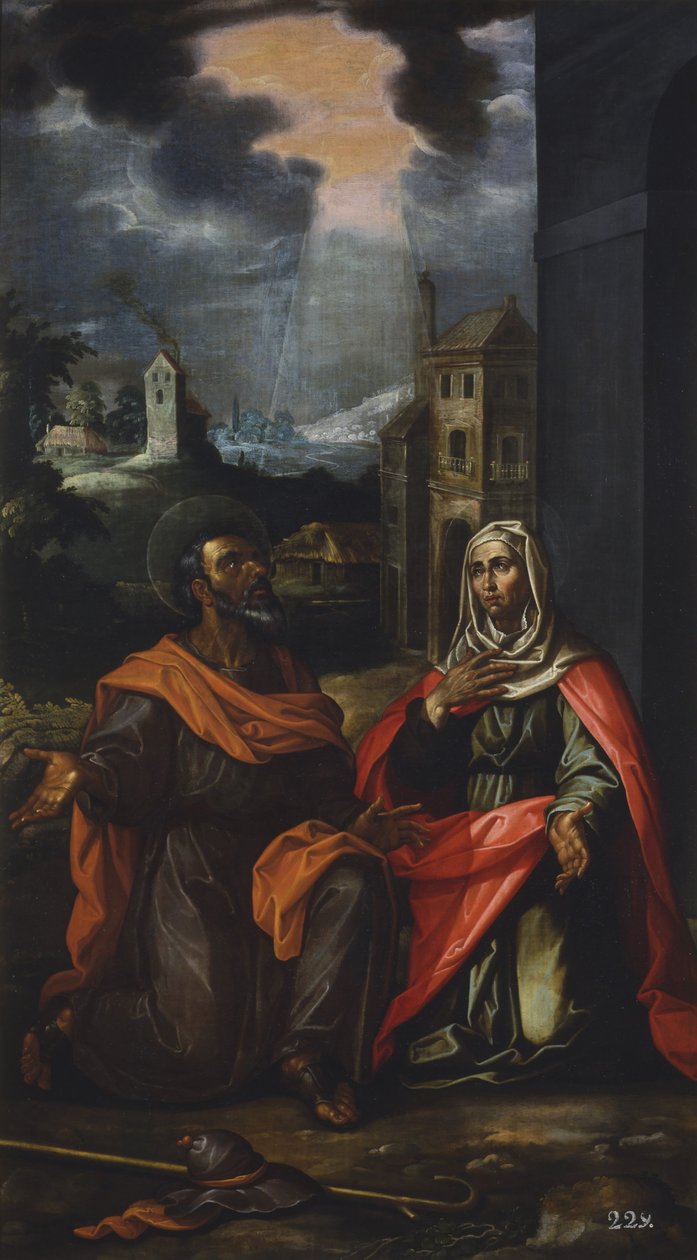 San Joaquín y Santa Ana by Francisco Pacheco