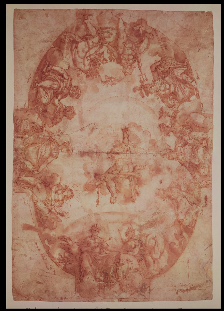 Study for the ceiling of the Casa de Pilatos, Seville, 1604 by Francisco Pacheco