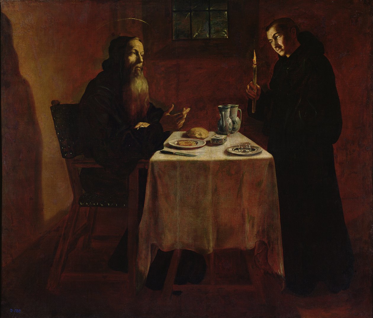 St. Benedict Blessing St. Maur by Francisco Rizi