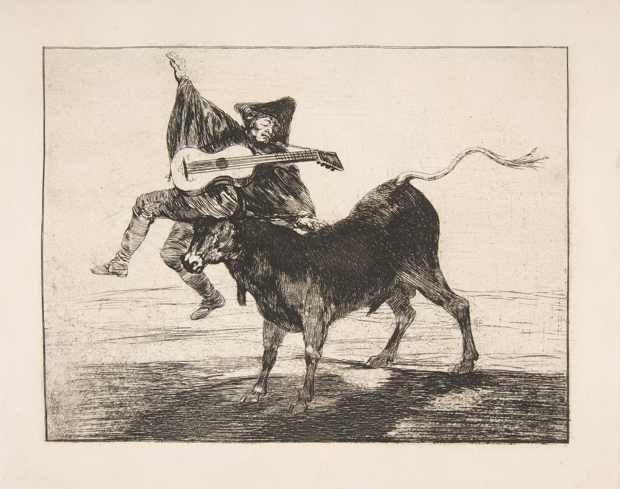 Barbarous Entertainment Barbara dibersion, 1800-1804 by Francisco de Goya