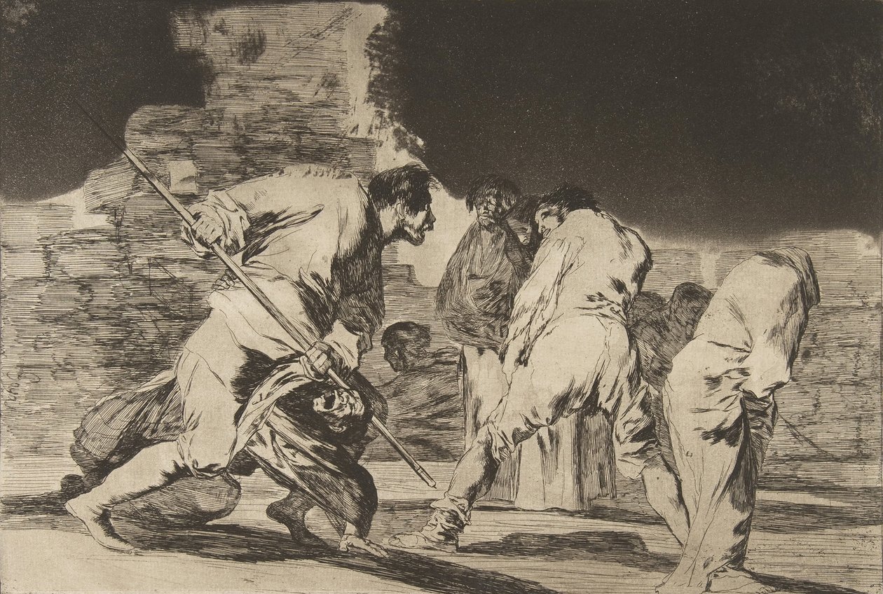 Disparates Los Proverbios, ca. 1816-23 published 1864 by Francisco de Goya