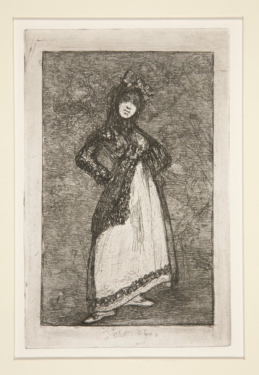 Maja [with a dark background] by Francisco de Goya