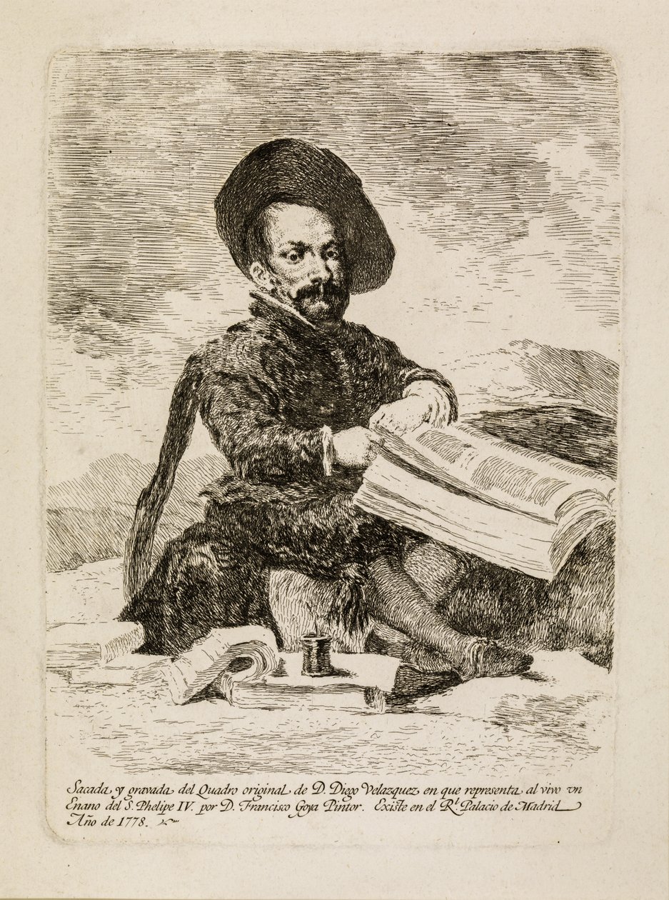 A Dwarf [El Primo] by Francisco de Goya