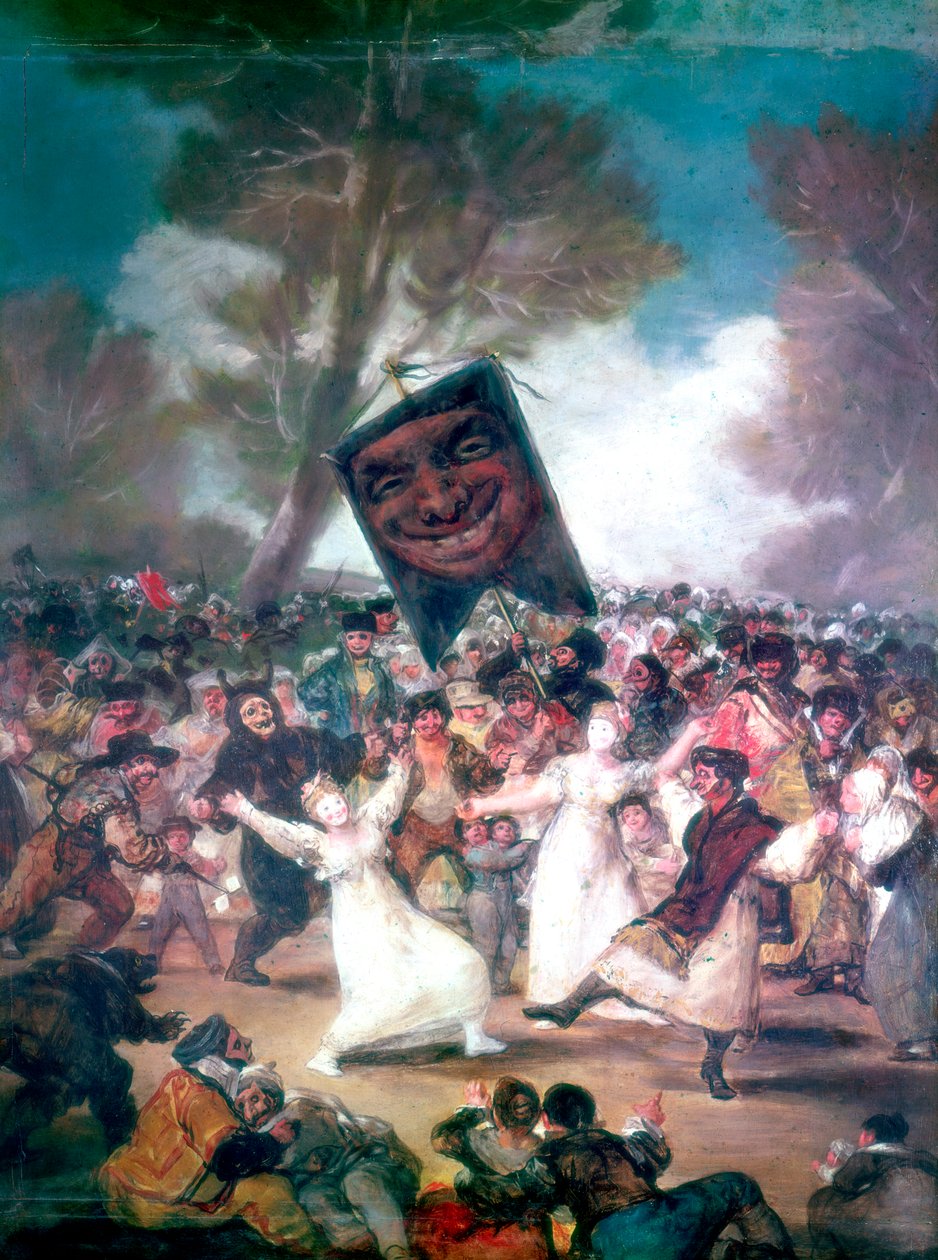 Bull Fight in a Village by Francisco de Goya