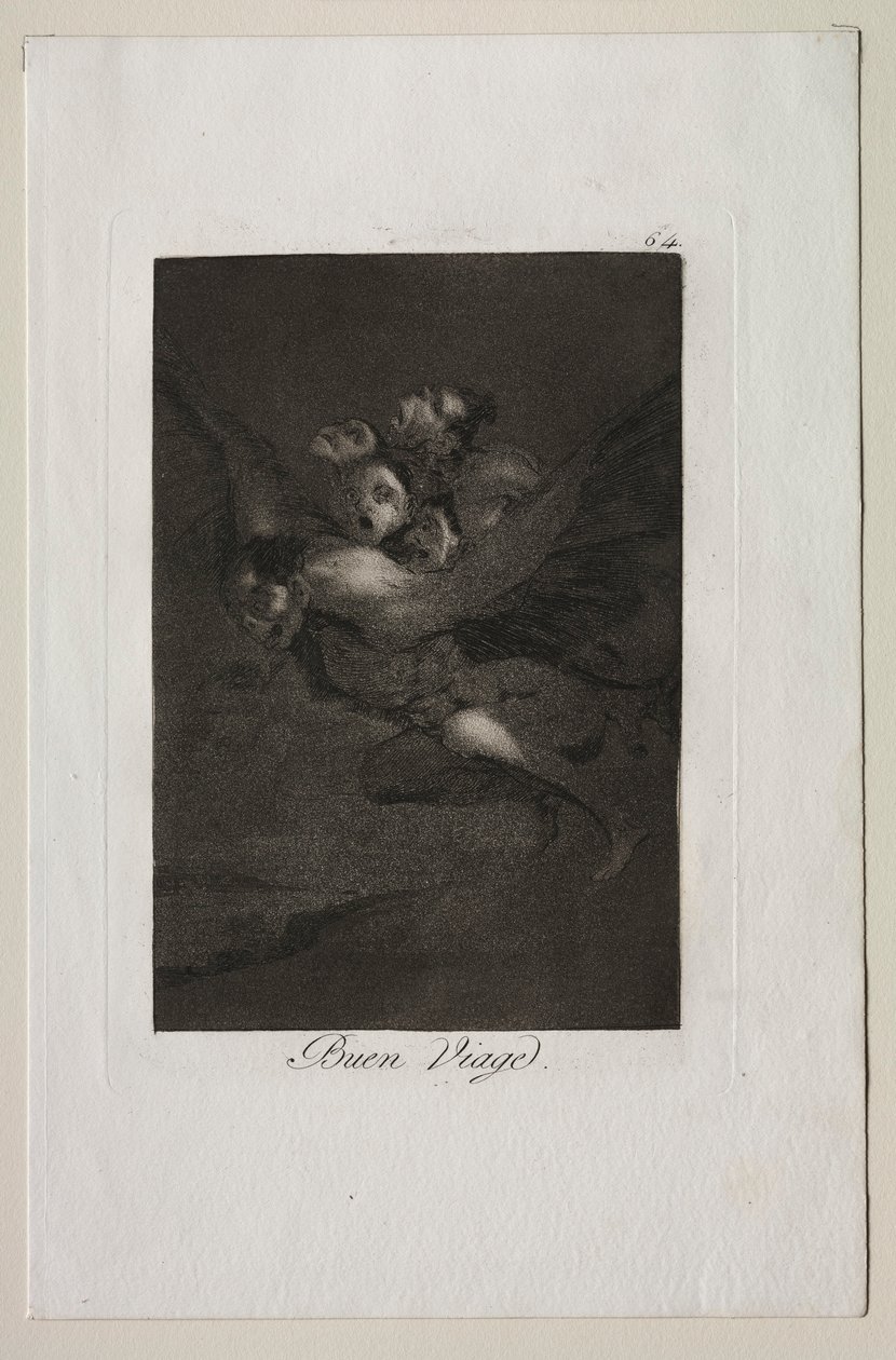 Caprichos: Bon Voyage! by Francisco de Goya