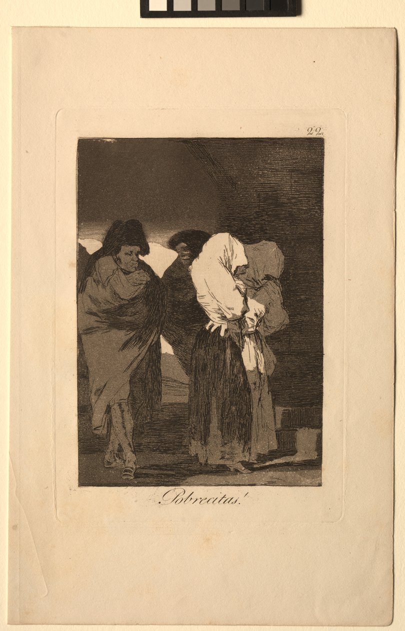 Caprichos: Poor Little Girls! by Francisco de Goya