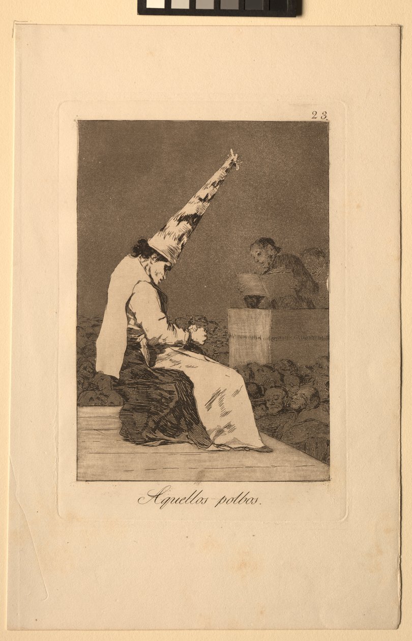 Caprichos: Those Specks of Dust by Francisco de Goya