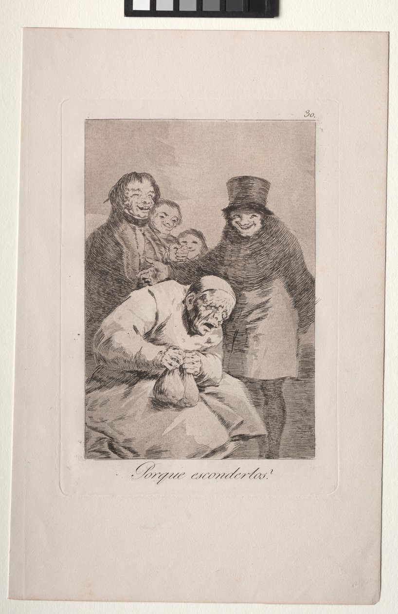 Why Hide Them? by Francisco de Goya