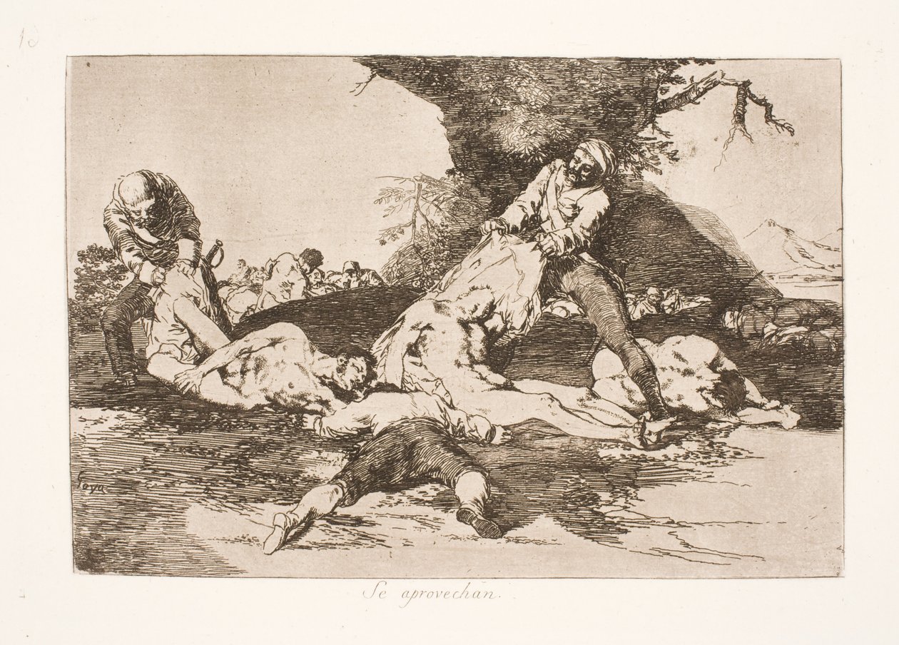 They Equip Themselves (16) by Francisco de Goya