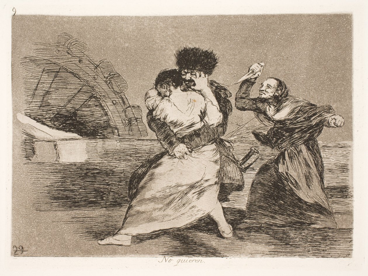They Do Not Want (9) by Francisco de Goya