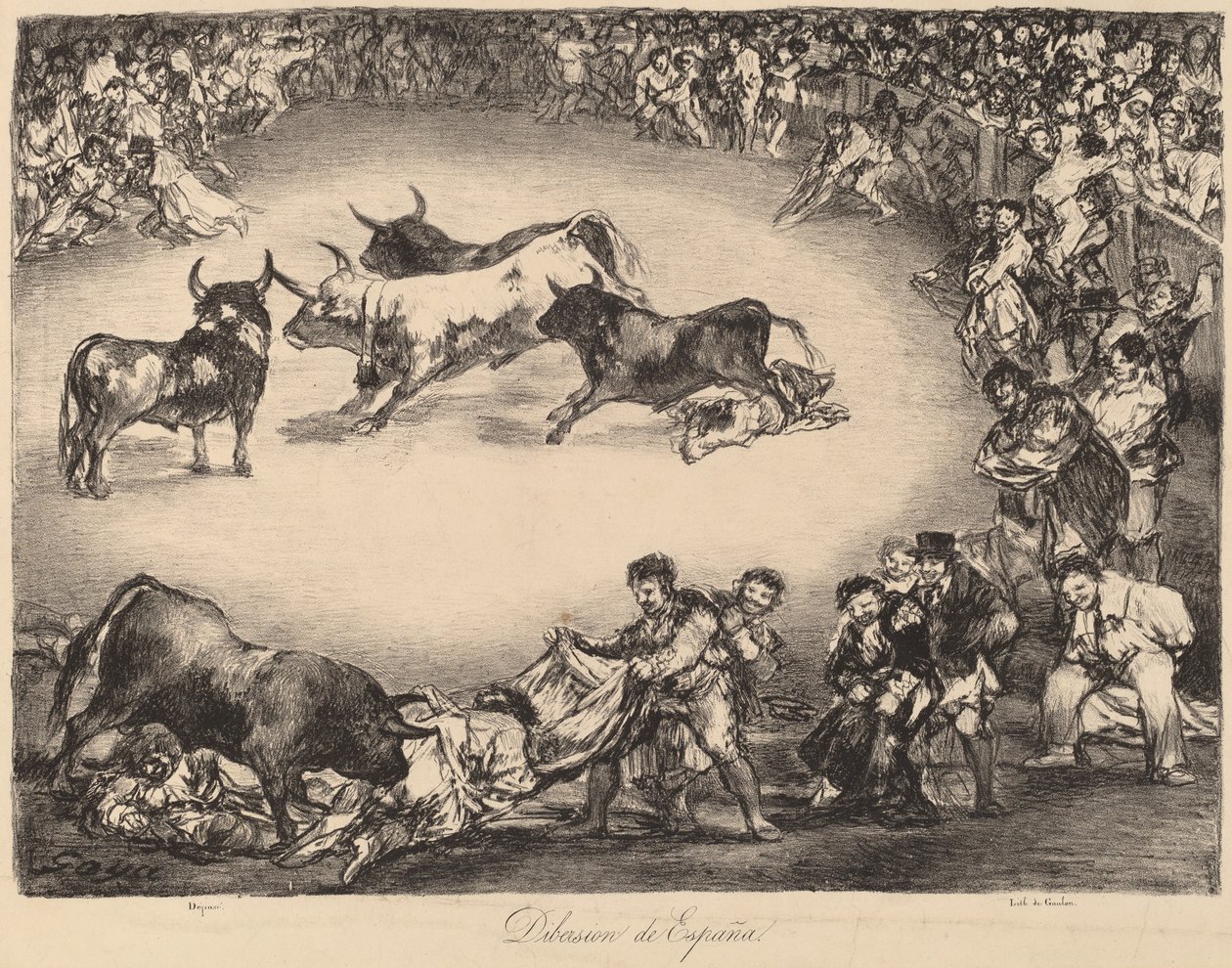 Spanish Entertainment by Francisco de Goya