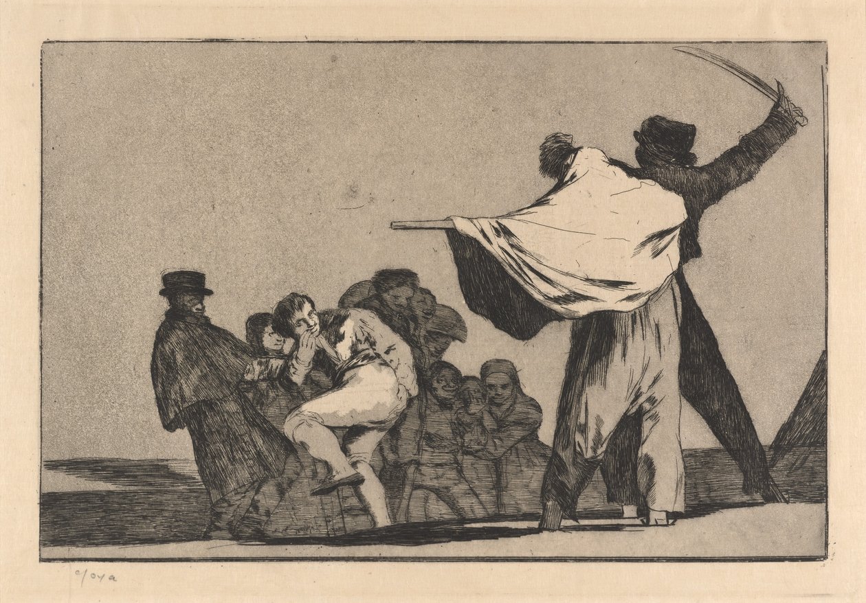 Well-Known Folly by Francisco de Goya