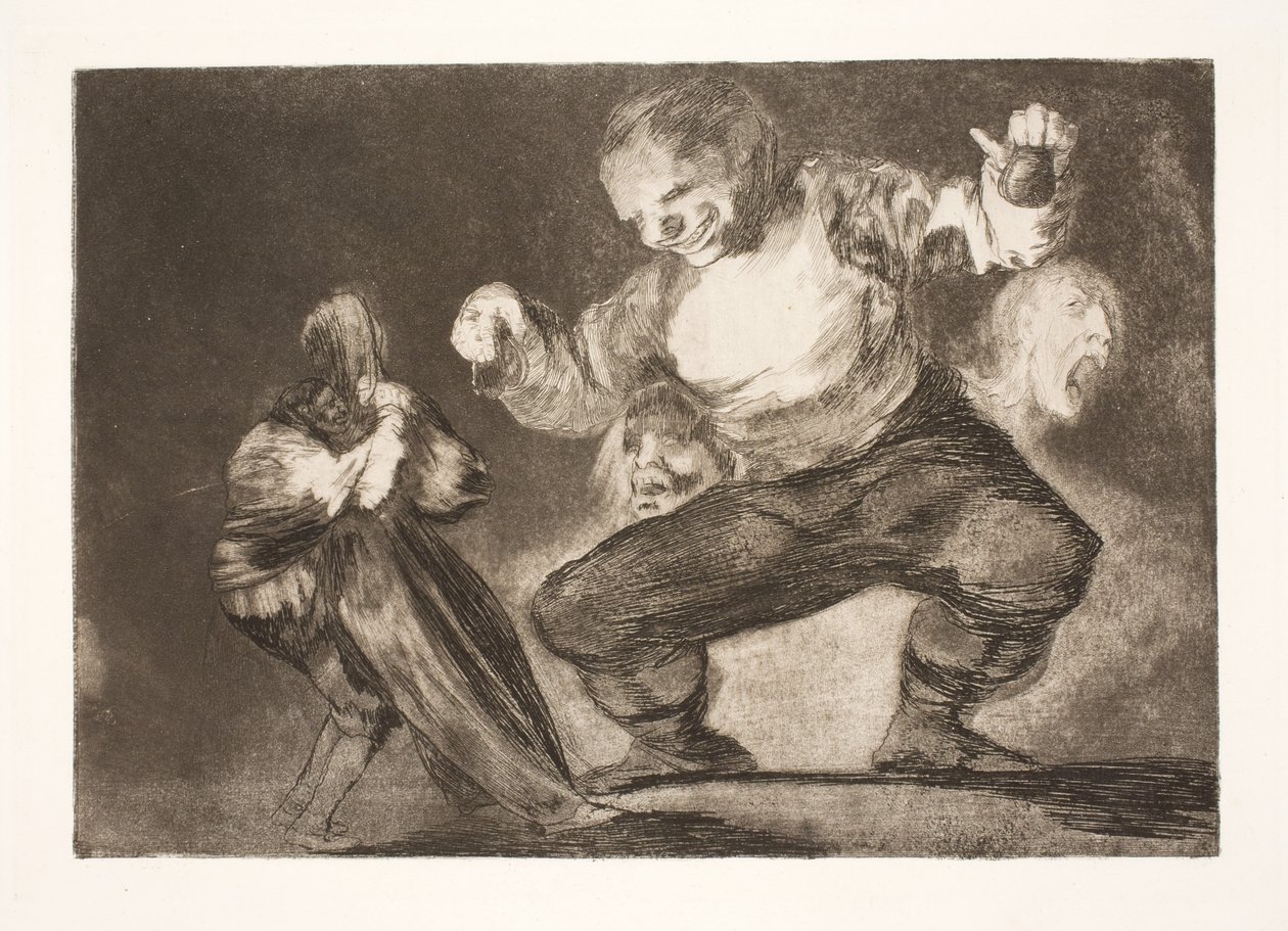 Fool (After Vice Comes Depravity) by Francisco de Goya