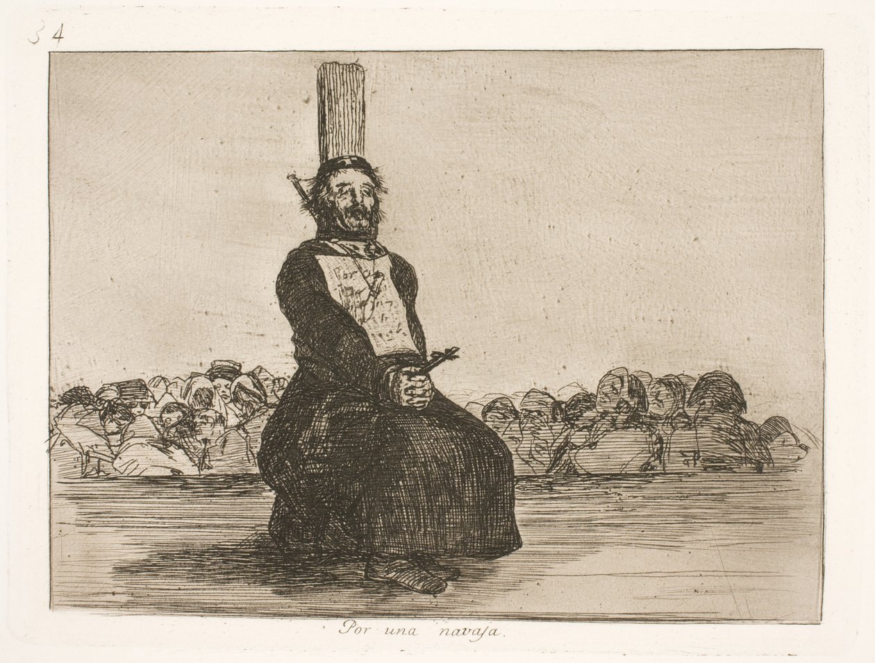For the Sake of a Knife (34) by Francisco de Goya