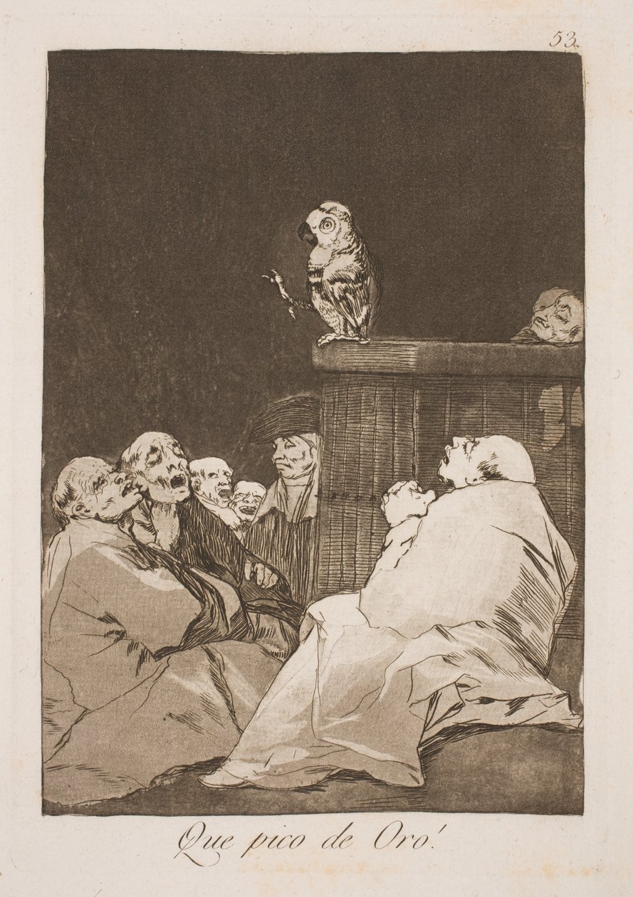 What a Golden Beak by Francisco de Goya