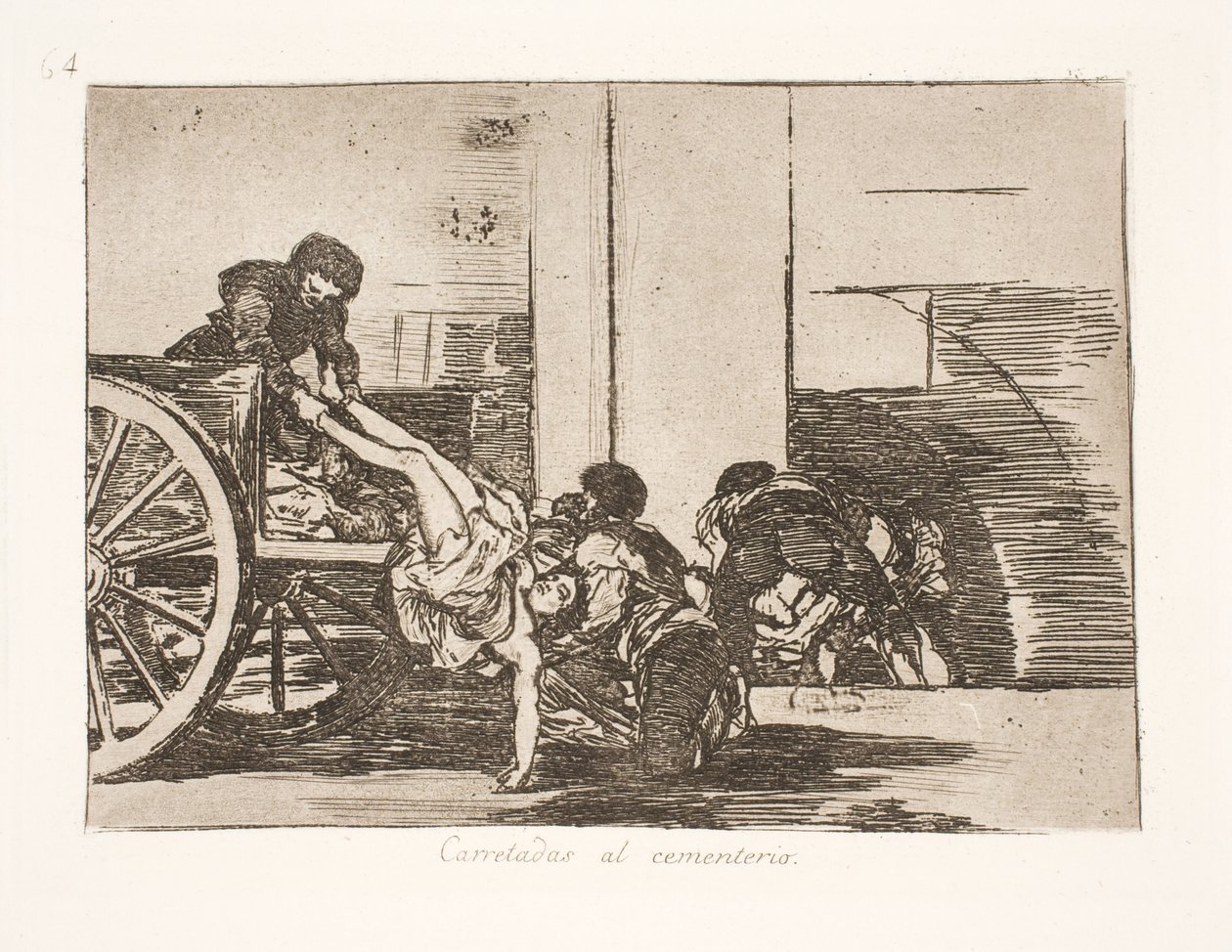 Taken by Cart to the Cemetery (64) by Francisco de Goya
