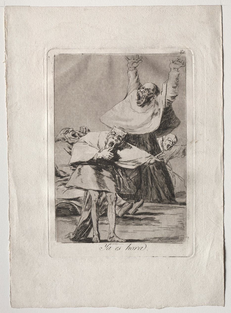 Ochenta Caprichos: It is Time by Francisco de Goya