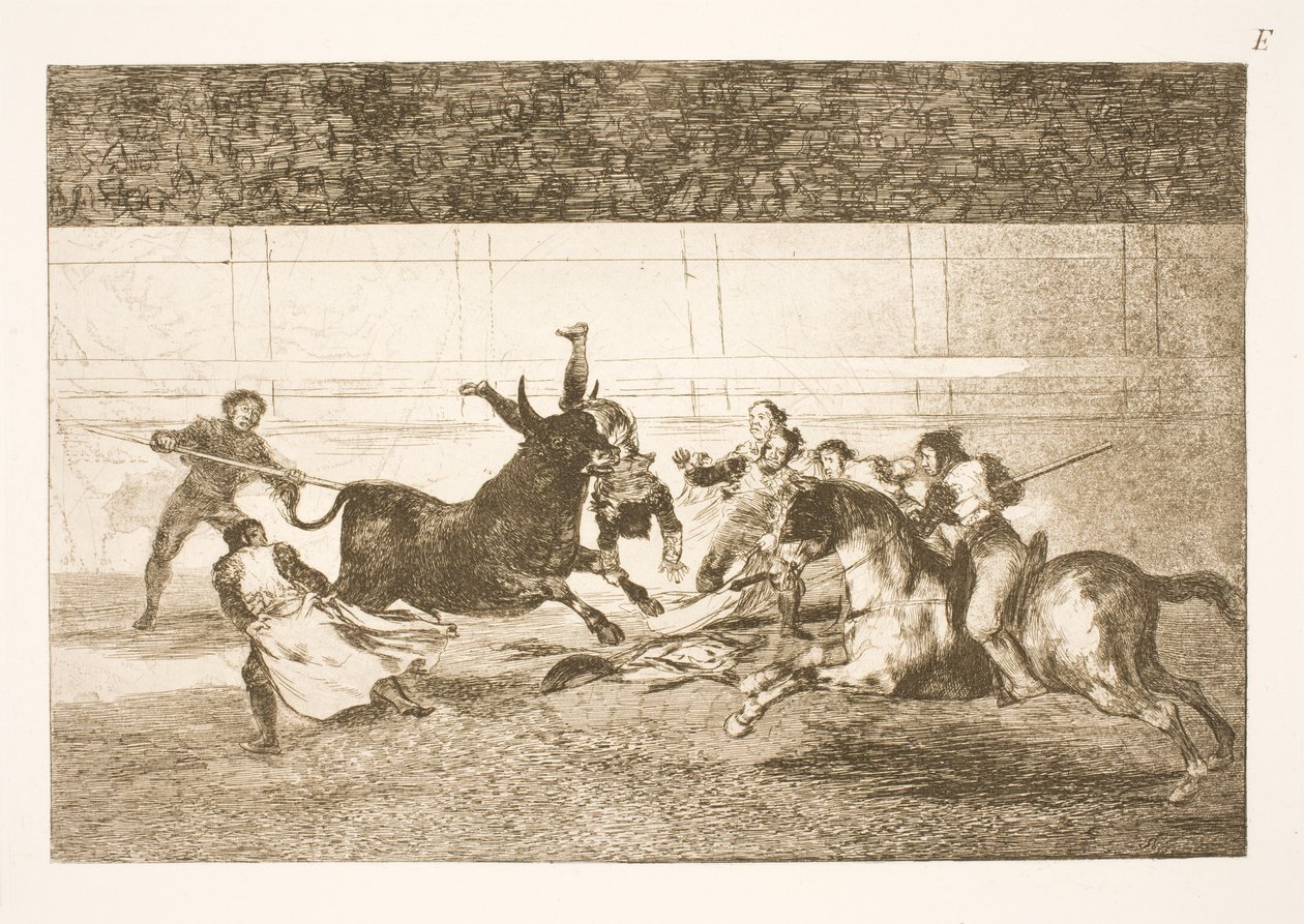 Death of Pepe Illos (2nd Composition) by Francisco de Goya