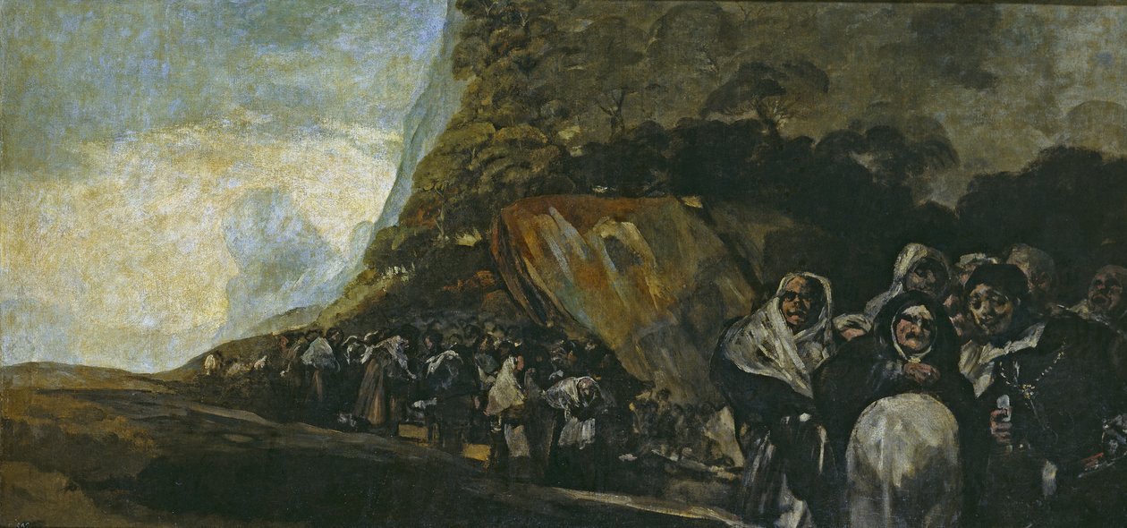Procession of the Holy Office by Francisco de Goya