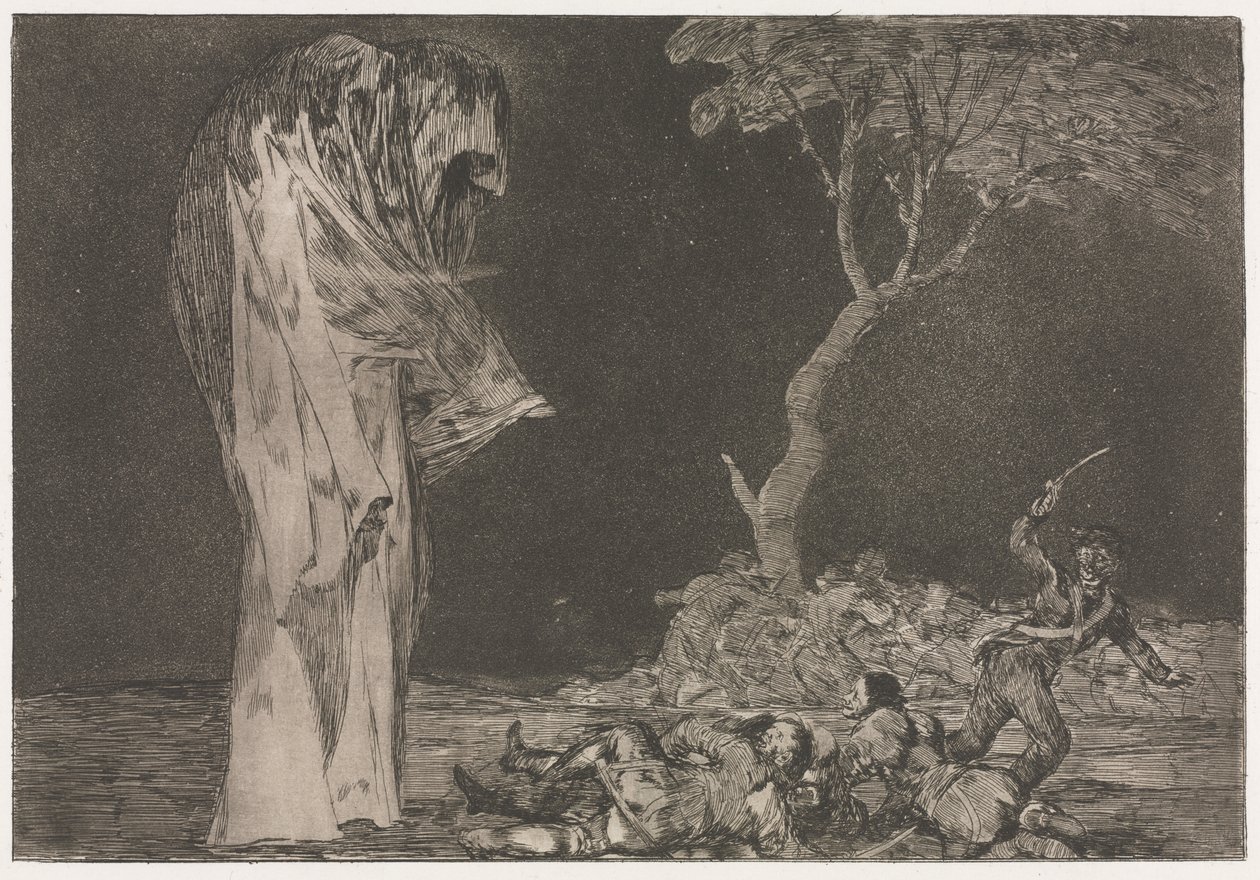The Proverbs: Folly of Fear by Francisco de Goya