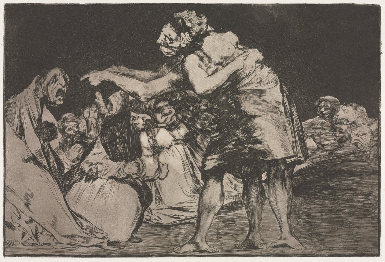 The Proverbs: Matrimonial Folly by Francisco de Goya